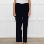 Weekend Max Mara Navy Blue Needle Corduroy Trousers