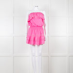 Melissa Odabash Pink Off the Shoulder Mini Dress