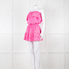 Melissa Odabash Pink Off the Shoulder Mini Dress