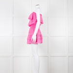 Melissa Odabash Pink Off the Shoulder Mini Dress