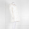 Maggie Marilyn Cream Twill Blazer With Pleated Shoulders