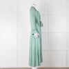 Forte Forte White Green Belted Dress Coat