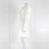 Maggie Marilyn Cream Twill Blazer With Pleated Shoulders