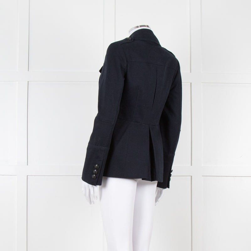 Me + Em Navy Military Style Jacket
