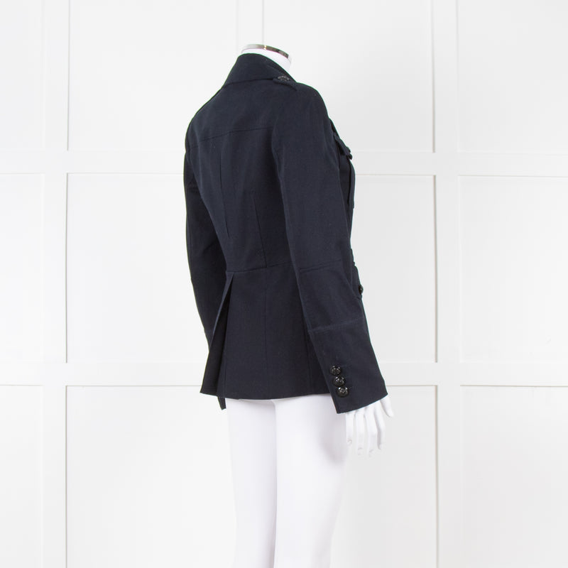 Me + Em Navy Military Style Jacket