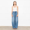 Me+Em Blue Denim Extreme Tapered Oversized Jeans