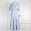 Rixo Rosa Blue Prairie Style Dress