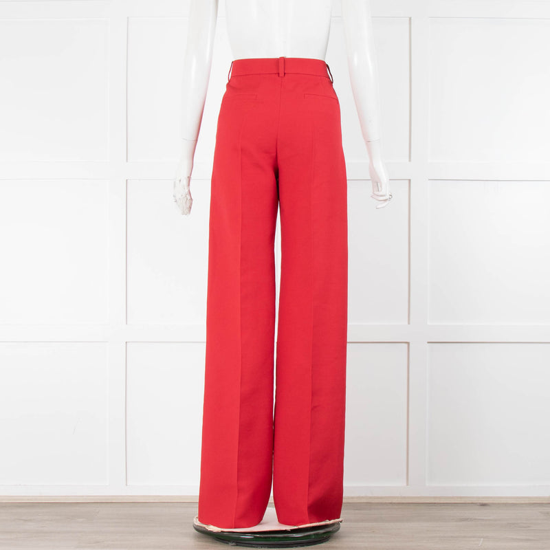 Valentino Garavani Red Tailored Trousers