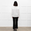 Vilshenko White Poppy Blouse