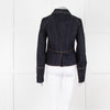 ME + EM Dark Denim Button Up Short Jacket