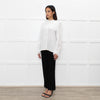 Vilshenko White Poppy Blouse