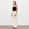 DL1961 Cream Corduroy Flared Trousers