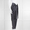 Iro Grey Paper Bag Tie Waist Jeans