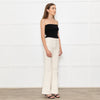 DL1961 Cream Corduroy Flared Trousers