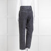 Iro Grey Paper Bag Tie Waist Jeans