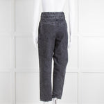 Iro Grey Paper Bag Tie Waist Jeans