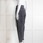 Iro Grey Paper Bag Tie Waist Jeans