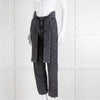 Iro Grey Paper Bag Tie Waist Jeans