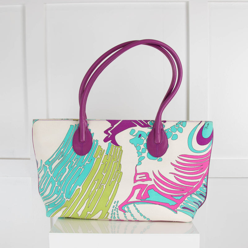 Pucci Patterned Mini Beach Bag