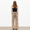 Ulla Johnson Pink Black Wash Front Pocket Belted Jeans