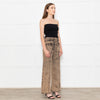 Ulla Johnson Pink Black Wash Front Pocket Belted Jeans