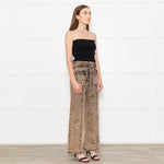 Ulla Johnson Pink Black Wash Front Pocket Belted Jeans