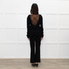 Valentino Black Lace Back Cardigan