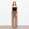 Ulla Johnson Pink Black Wash Front Pocket Belted Jeans