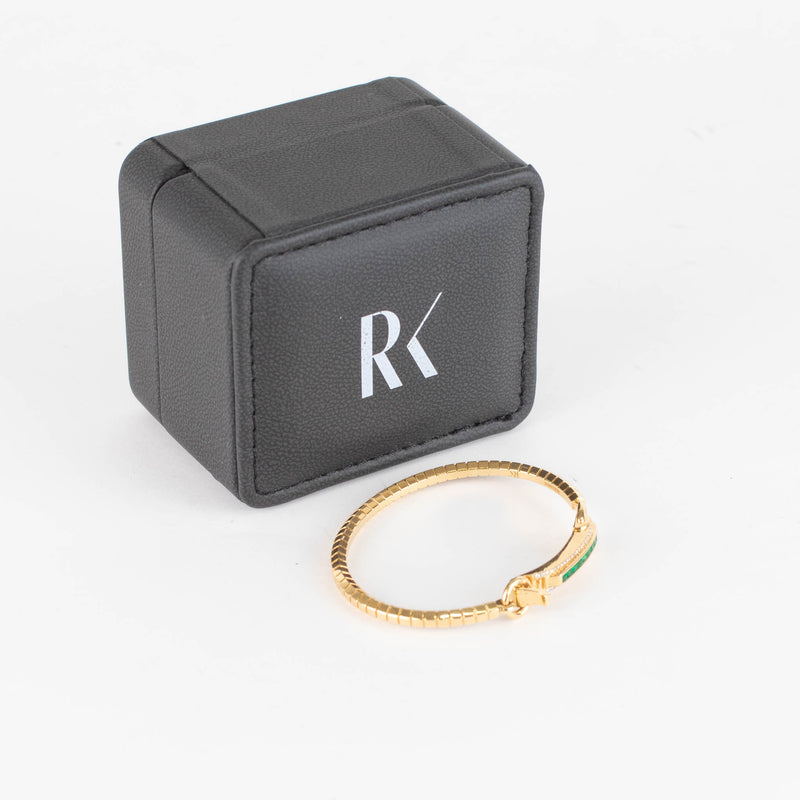 Rainbow K Empress Diamond, Emerald & 18kt Gold Bracelet