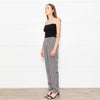 Emporio Armani Grey Front Pleats Silk Trousers