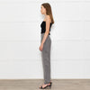 Emporio Armani Grey Front Pleats Silk Trousers