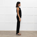 Barney's New York Black Double-Breasted Waistcoat