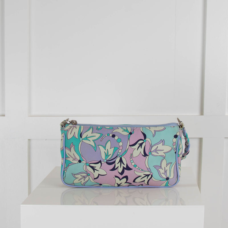 Pucci Patterned Plaited Handle Mini Shoulder Bag