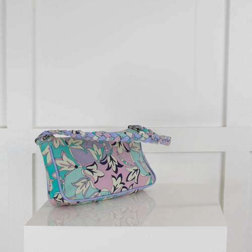 Pucci Patterned Plaited Handle Mini Shoulder Bag