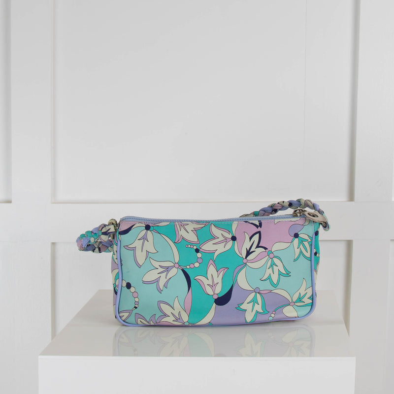Pucci Patterned Plaited Handle Mini Shoulder Bag