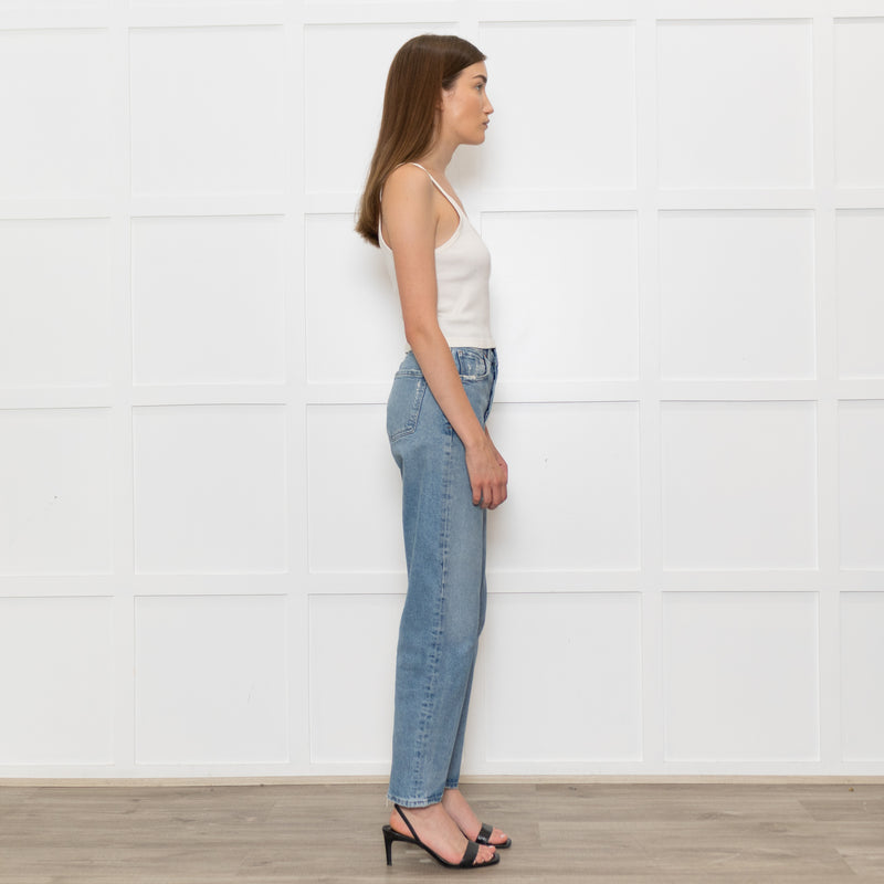 Citizens of Humanity Blue Denim Straight Leg Dylan Jeans