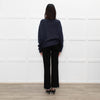 Ottod'Ame Navy Wool Mix Jumper With Silver Lurex Thread