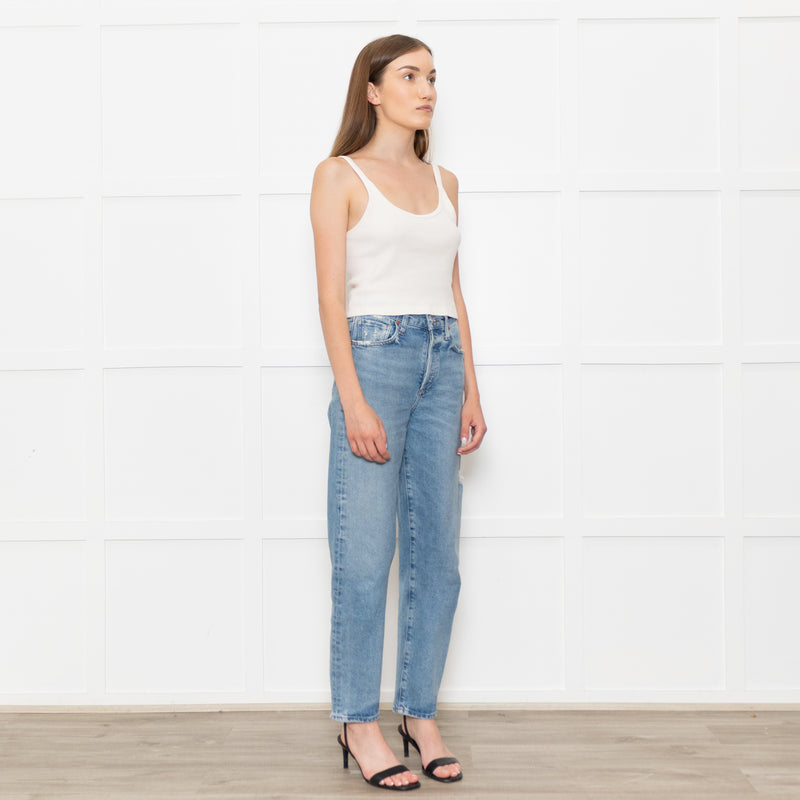 Citizens of Humanity Blue Denim Straight Leg Dylan Jeans