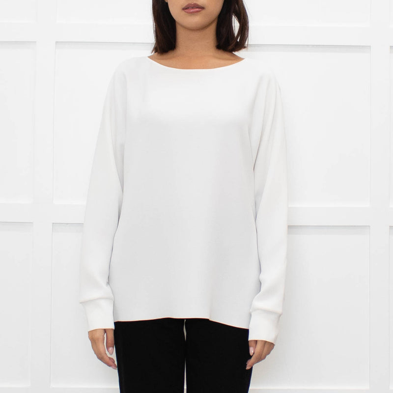 Vince White Long Sleeve Top