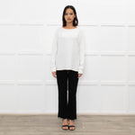 Vince White Long Sleeve Top