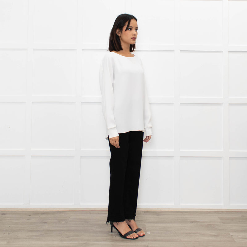 Vince White Long Sleeve Top