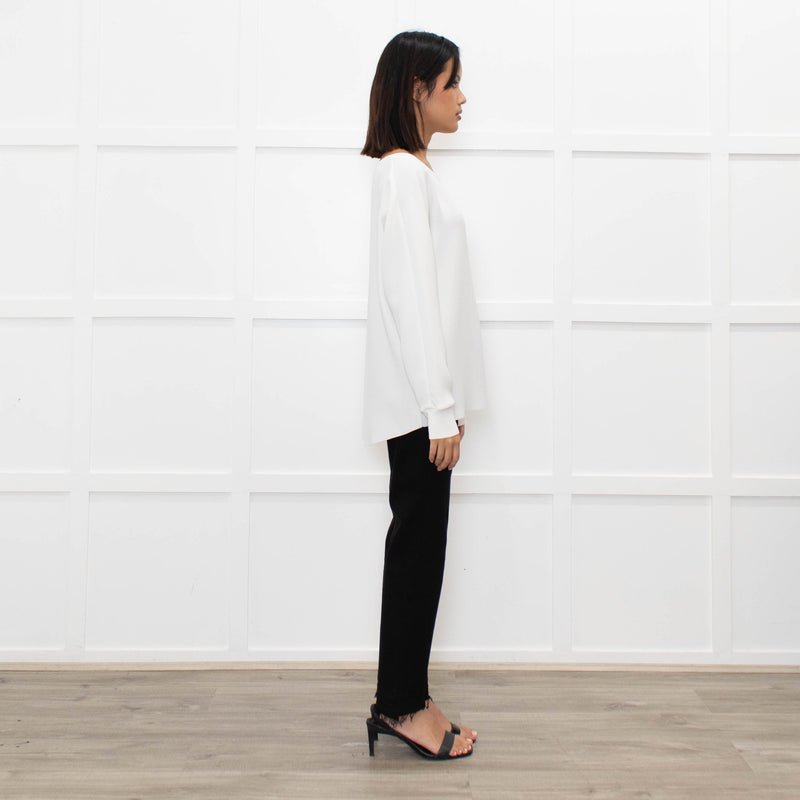 Vince White Long Sleeve Top