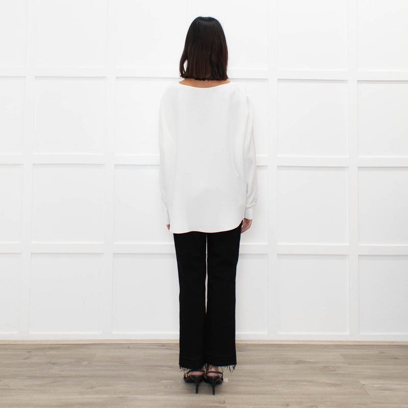 Vince White Long Sleeve Top