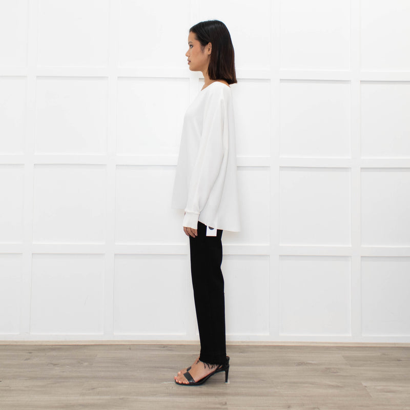 Vince White Long Sleeve Top