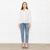 Raag + Bamford White Una Handwoven Blouse
