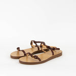 Gabriela Hearst Steward Leather Flat Sandal