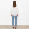 Raag + Bamford White Una Handwoven Blouse