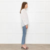 Raag + Bamford White Una Handwoven Blouse