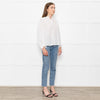 Raag + Bamford White Una Handwoven Blouse