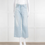 Citizens of Humanity Pale Blue High Rise Wide Leg Jeans
